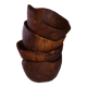 Olive wood cups