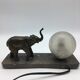 Bedside lamp art deco elephant .