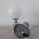 Pair of vintage opaline lamps