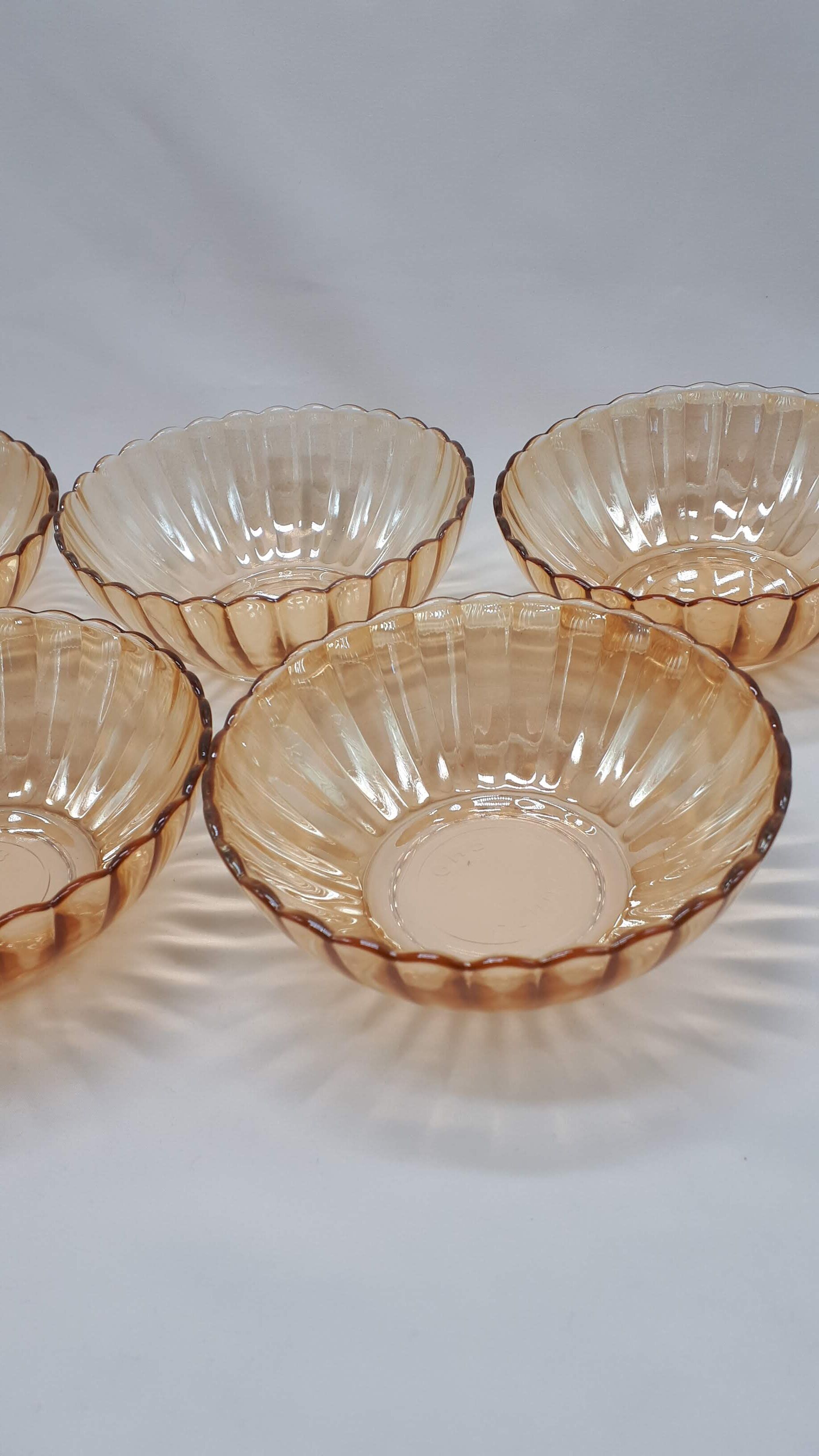 Iridescent bowls/cups, 60s