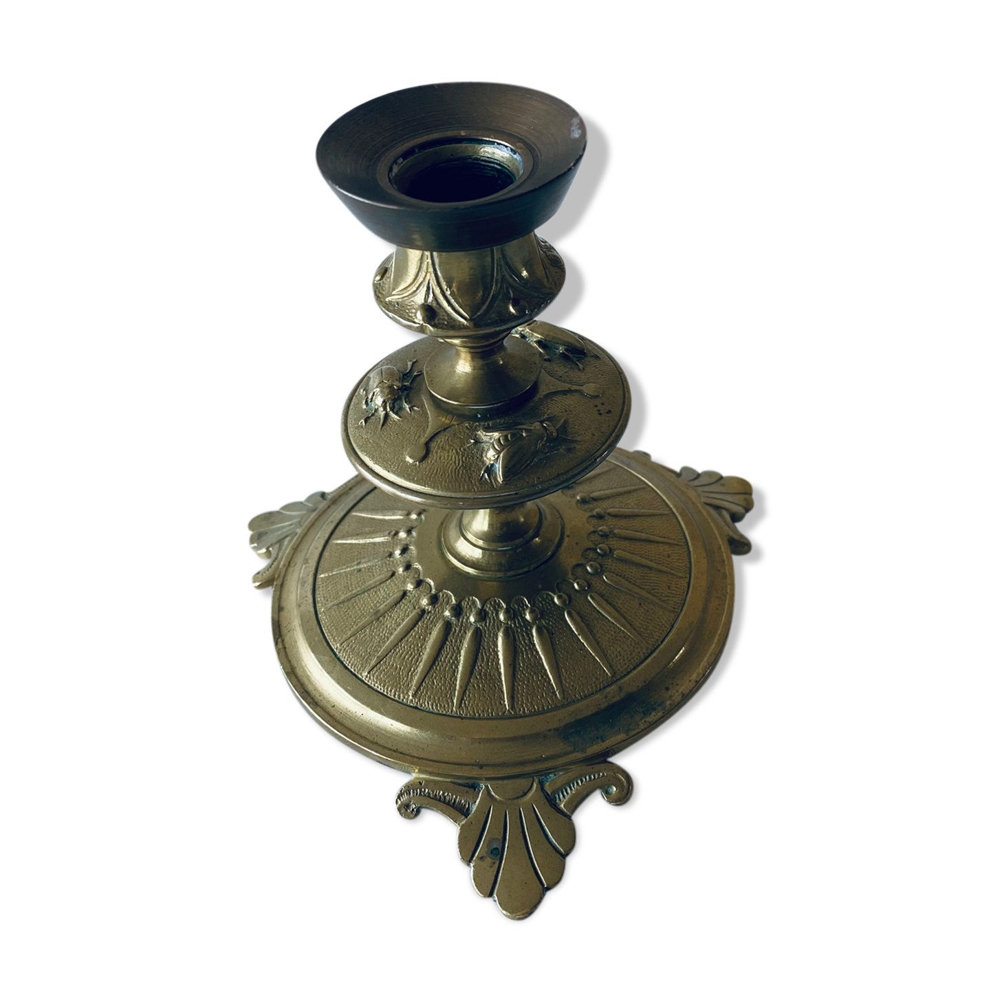 Insect decor candlestick