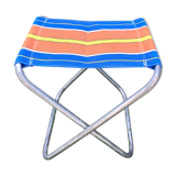 Colorful folding camping stool 70s