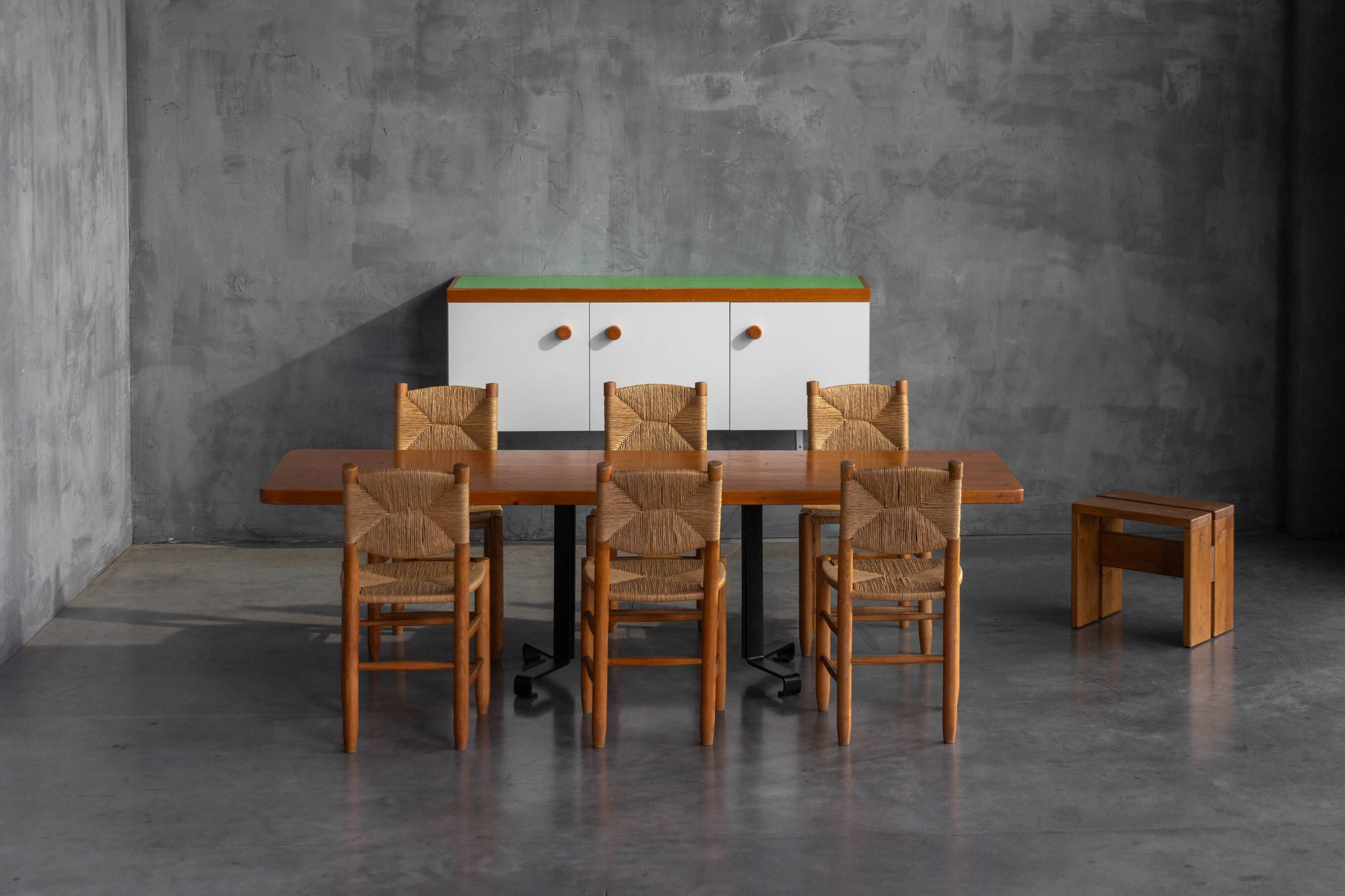 Wall mounted cabinet by Charlotte Perriand for Les Arcs, France, 1970s