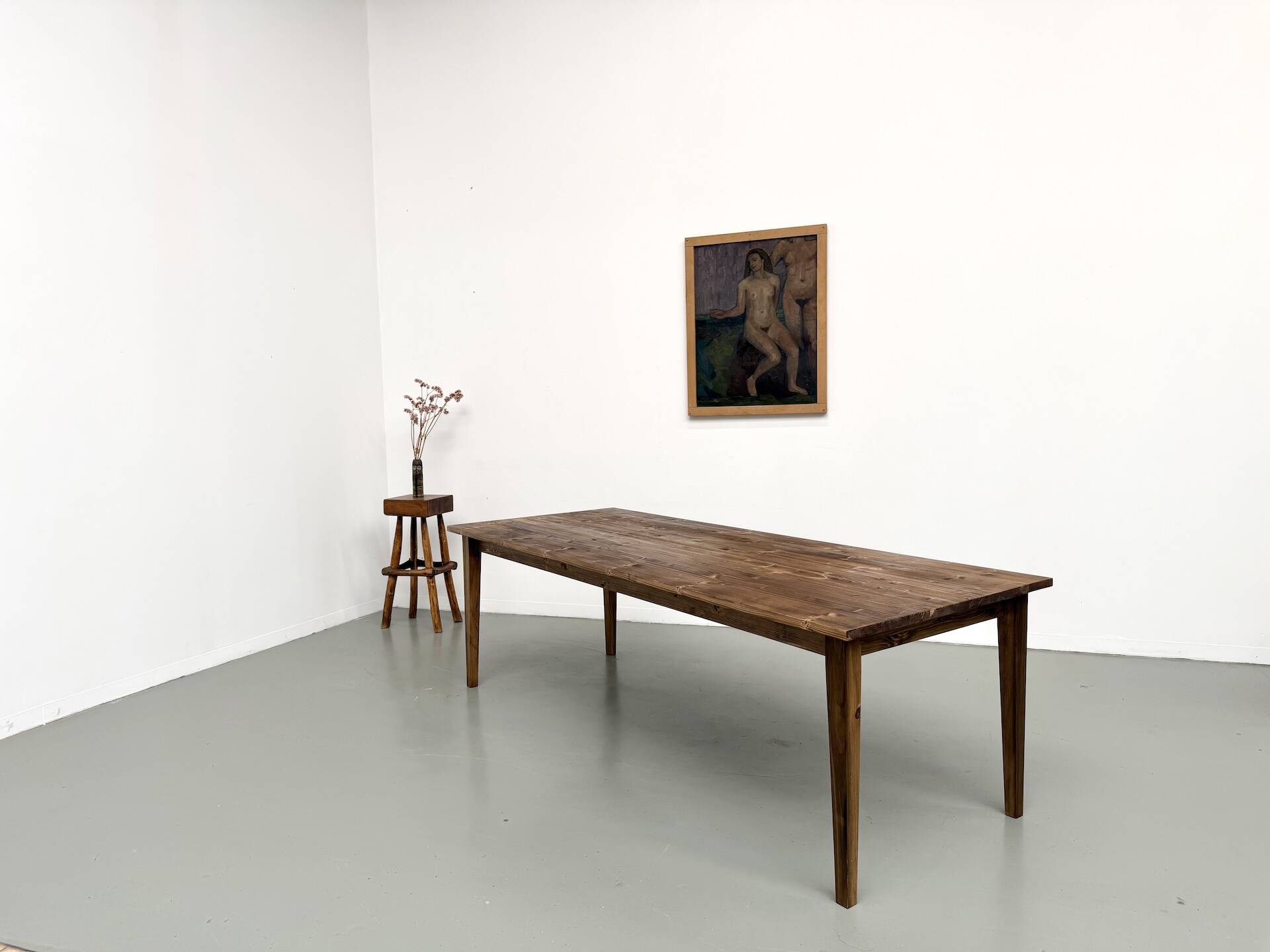 Contemporary farmhouse table, 240 cm
