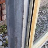 Wooden canopy 3 windows with bellows and abbatant