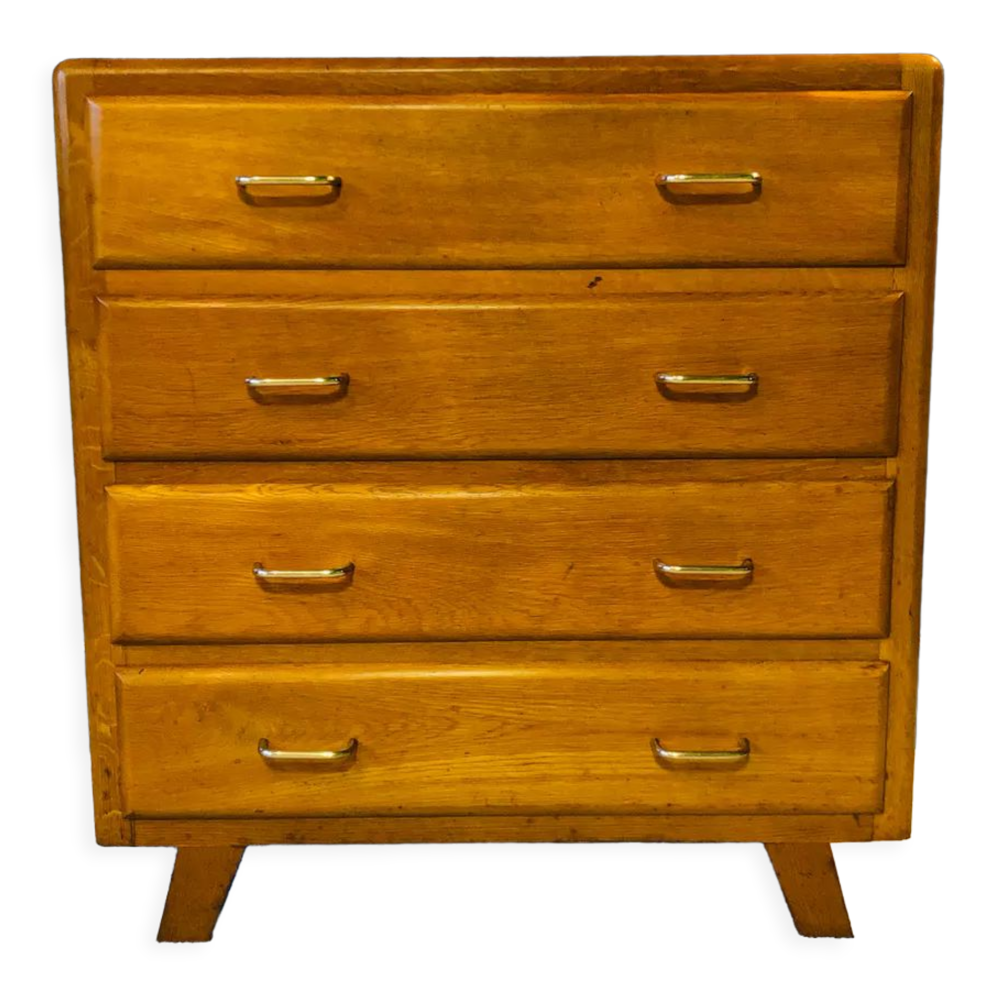 Blond wood chest of drawers circa 1960