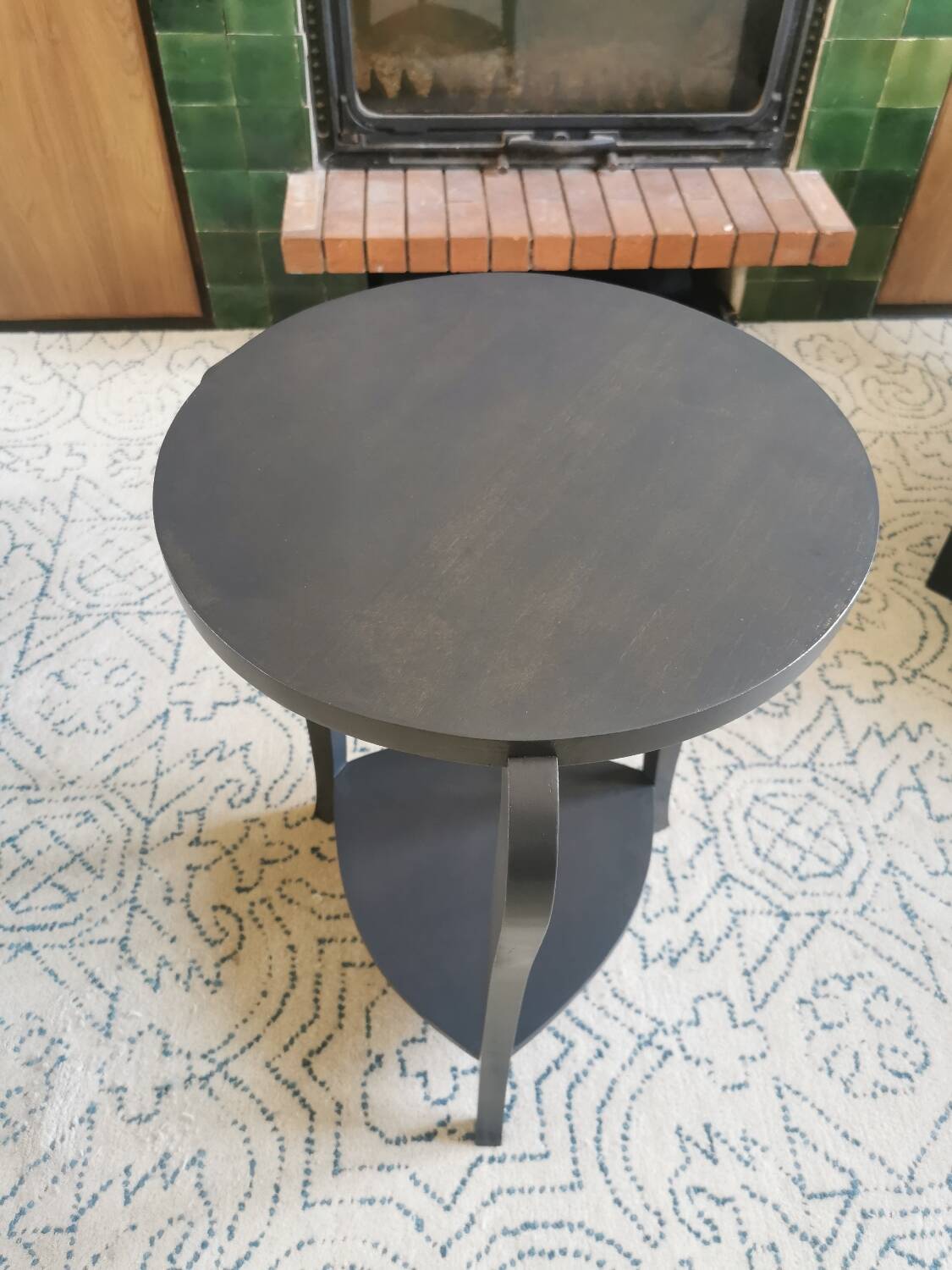 Renovated art deco pedestal table