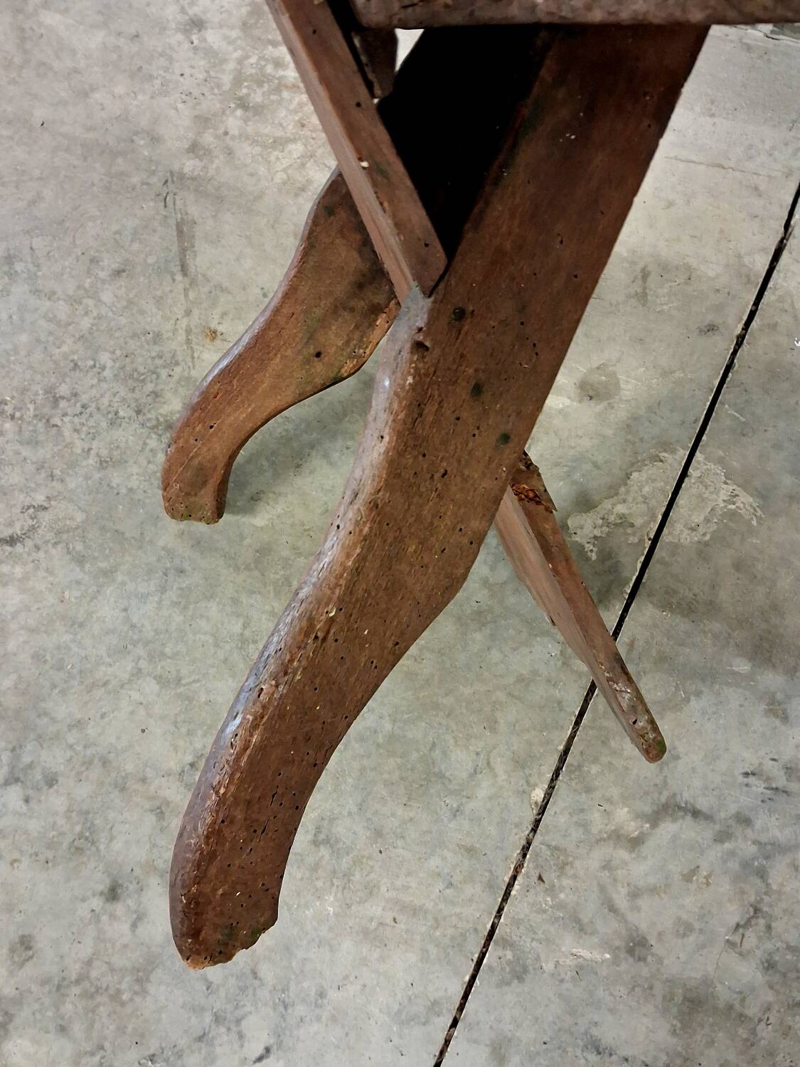 Handcrafted armchair Swiss Alps