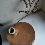 Vase in sandstone, free form, signed