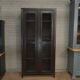 Tolix 2-door metal wire mesh cabinet