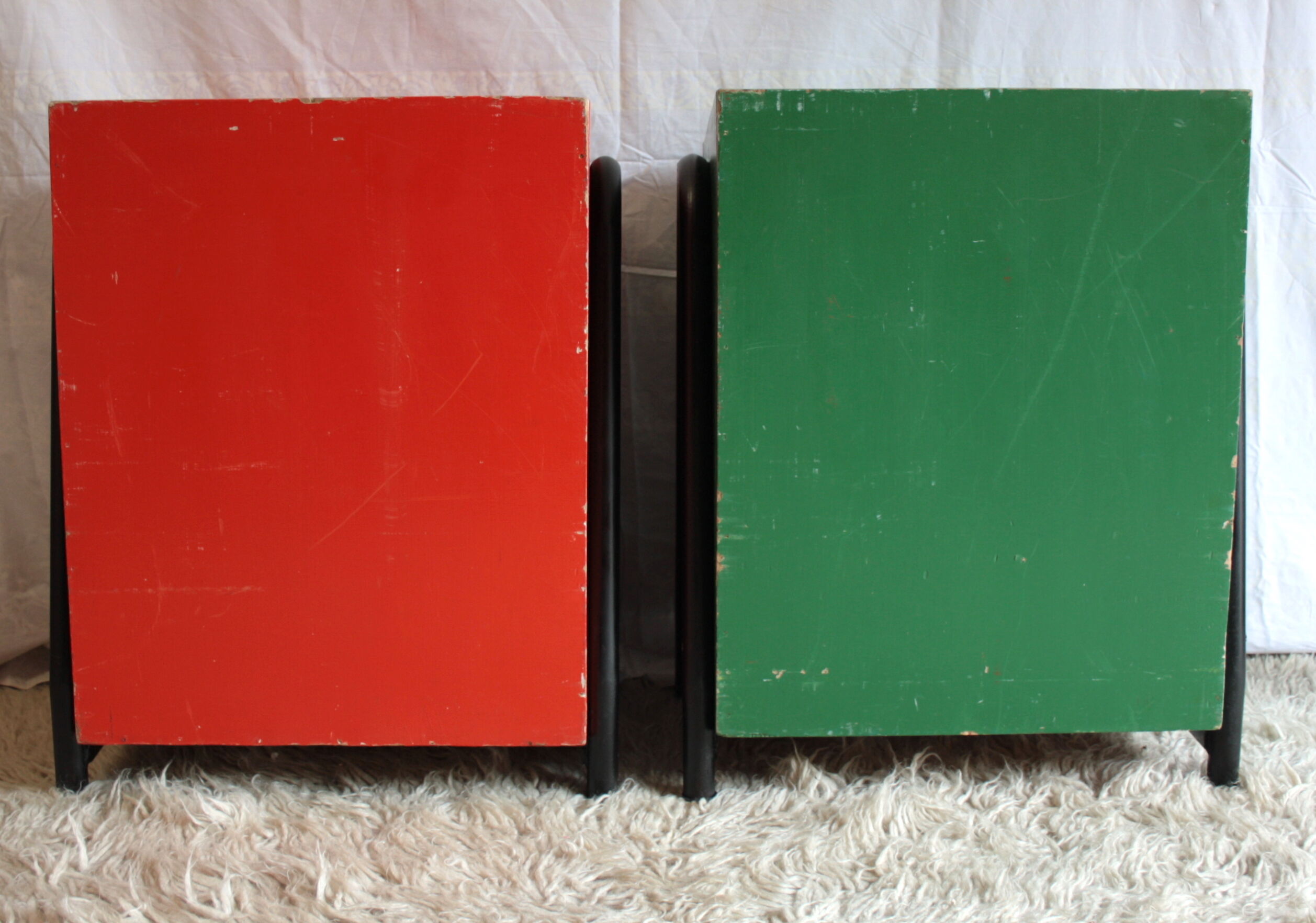 Bedside of boarding school (pair) - 50 years