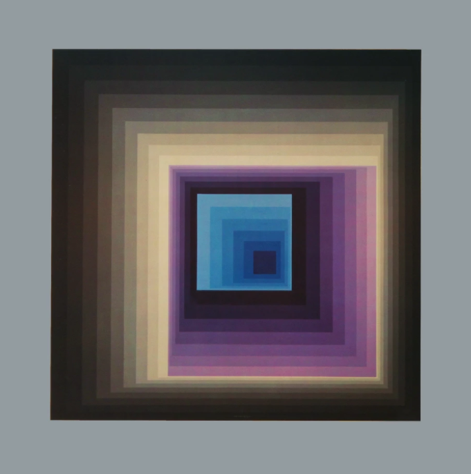 Complete portfolio (8 plates) from 1975 - Universal structures of the checkerboard - Victor Vasarely