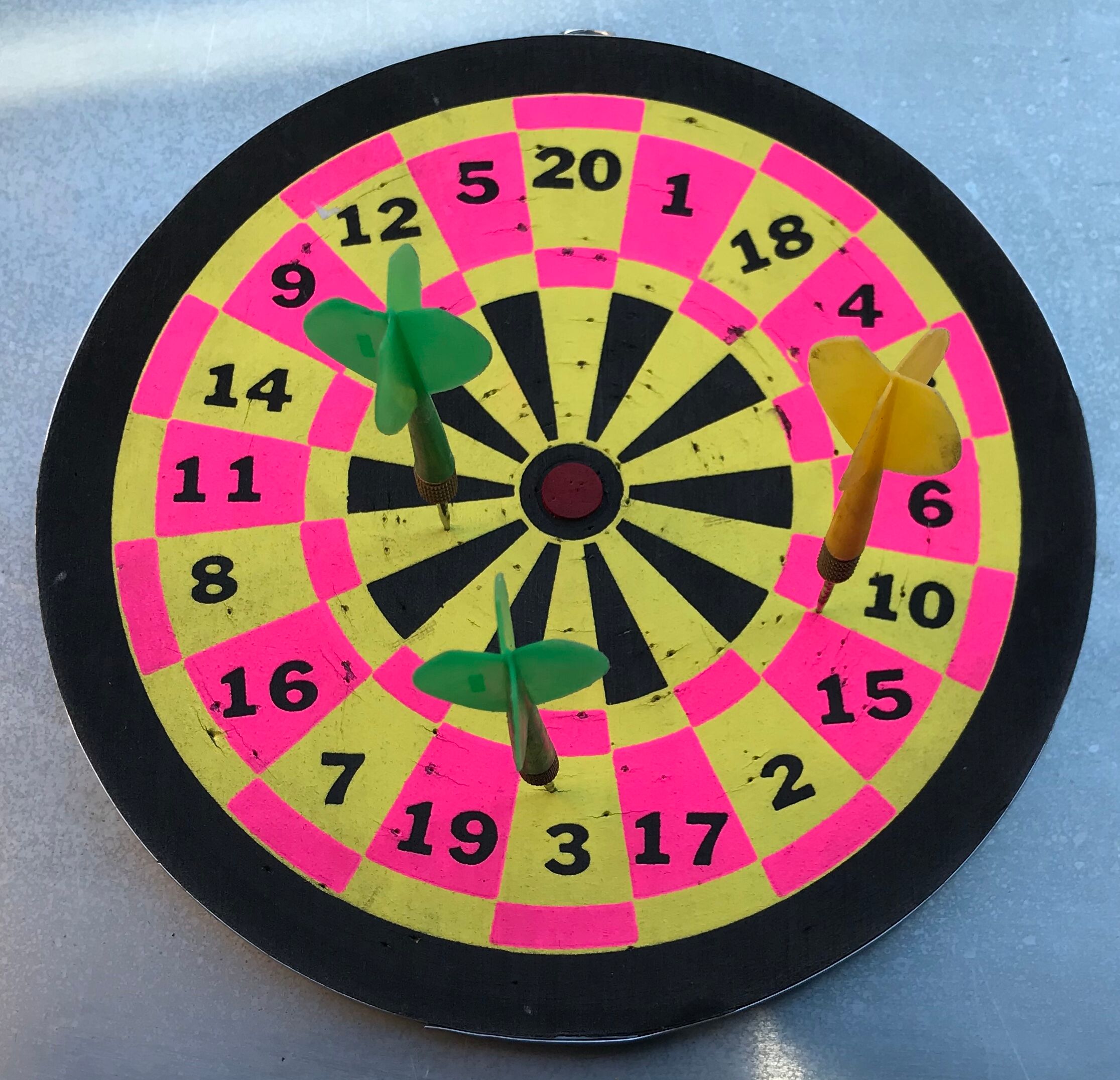 Vintage darts game