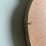 Golden resin shell mirror  46x75cm