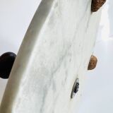 Plateau à fromage marbre et bois vintage