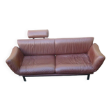 70s leather sofa ds 140 de sede