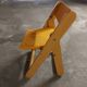 Vintage 80'S folding chair by Gillis Lundren for Ikea