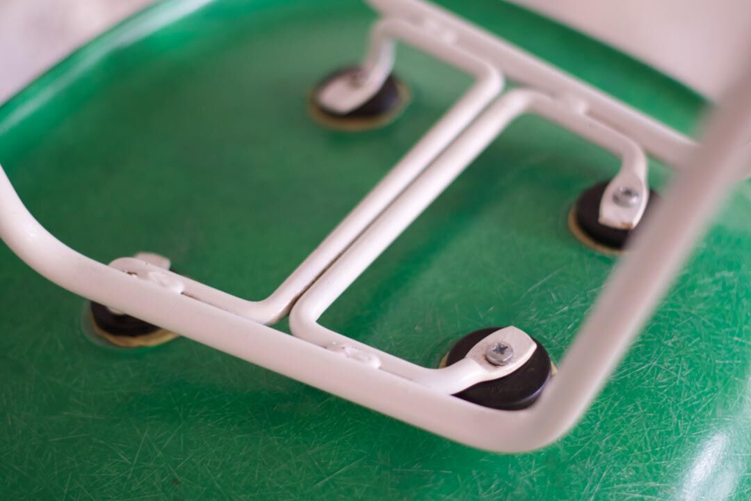 DSX-H green base chair by Charles and Ray Eames Herman Miller, 1960'