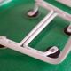 Chaise DSX -H base verte de Charles et Ray Eames Herman Miller, 1960'