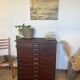 Meuble de métier d’architecte vintage en bois