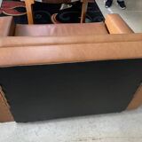 Fauteuil chauffeuse skaï 60’s