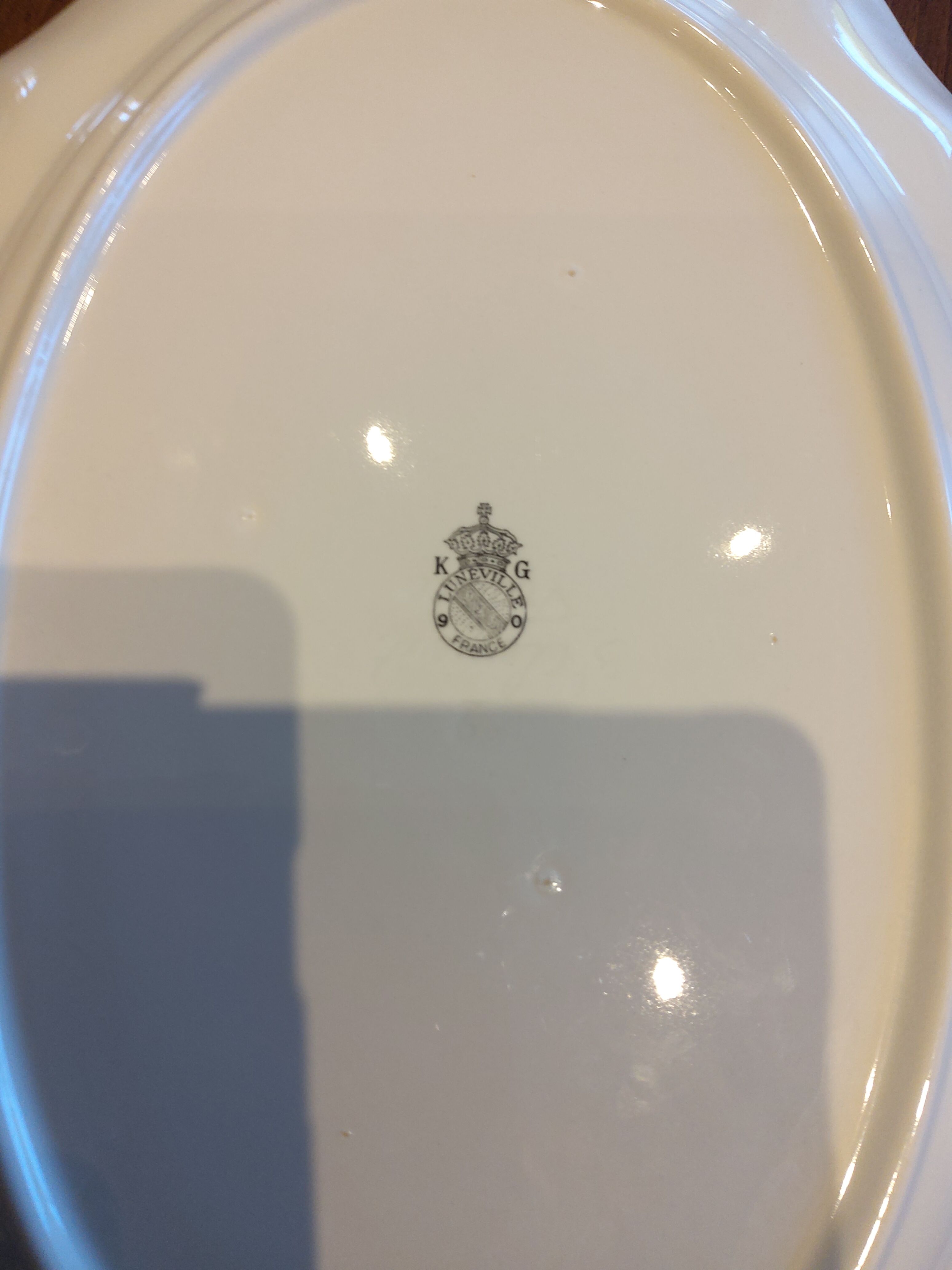 Plat ovale Lunéville