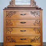 Art Deco dressing table, vintage antique furniture