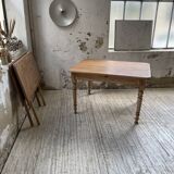 Walnut farmhouse table + extensions