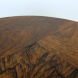 Restored Bauhaus Round Table in Walnut by Robert Slezak, 1930s