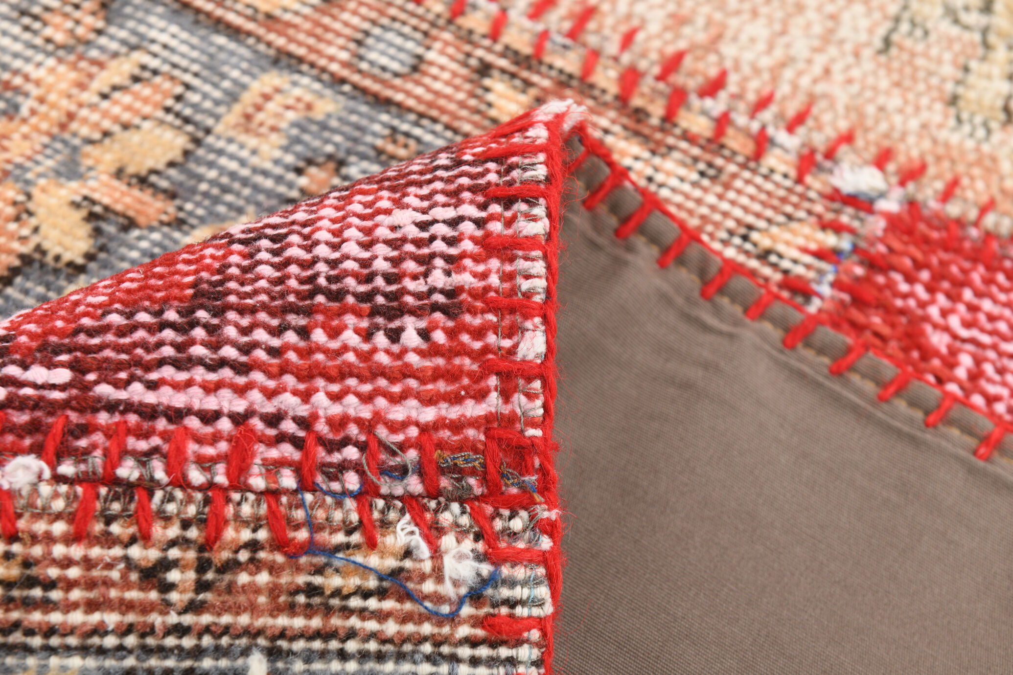 Distressed turkish rug 302x215cm