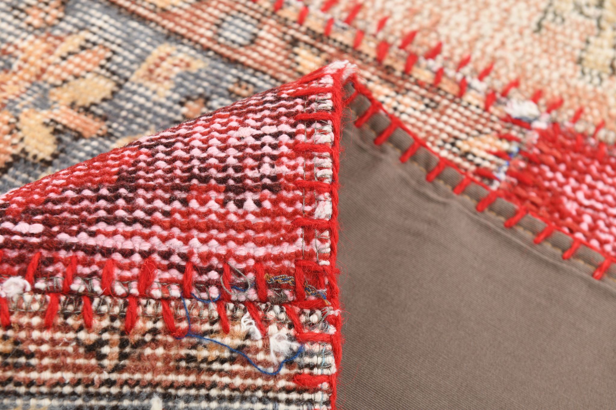 Distressed turkish rug 302x215cm