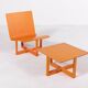 Modern Danish lounge chair by Chr. Rasmussen, 1970s