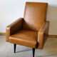 Vintage skai armchair
