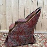 Suite de 4 fauteuils crapaud époque Napoléon III