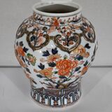Vase with Imari decoration, signed H. Gibot - 1943
