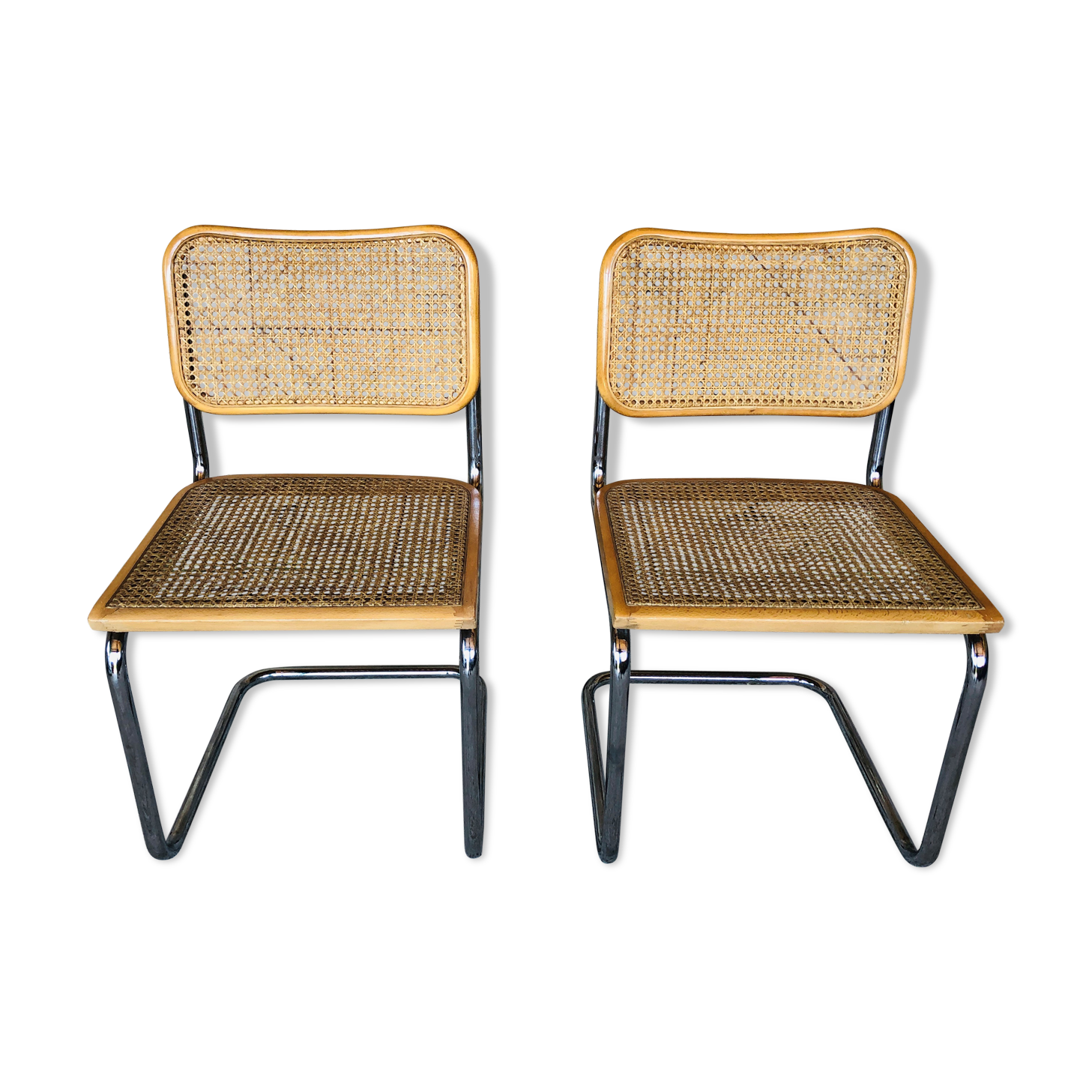 Paire de chaises B32, par Marcel Brauer années 70/80