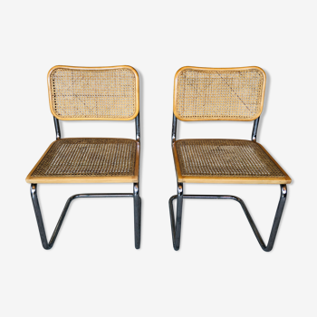 Paire de chaises B32, par Marcel Brauer années 70/80