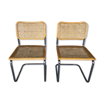 Paire de chaises B32, par Marcel Brauer années 70/80