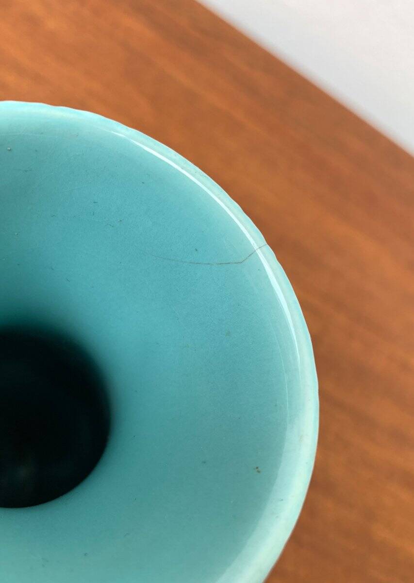 West German pottery vase, mid-century style, 1960s