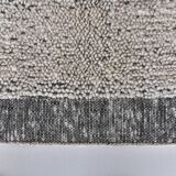 Tapis vintage moderne blanc et noir 7x10 206x297 cm