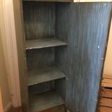 Decorated shelf cabinet 3 rabbits