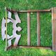 Umbrella holder and wall mirror Art Nouveau