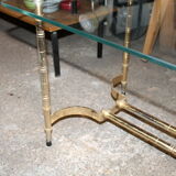 Table basse plateau en verre