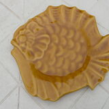 Empty fish-shaped pocket signed Vallauris Lunetta