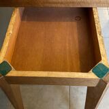Vintage wooden portfolio table