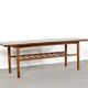 Table basse à deux niveaux Afromosia de Richard Hornby pour Heal, style vintage du milieu du siècle