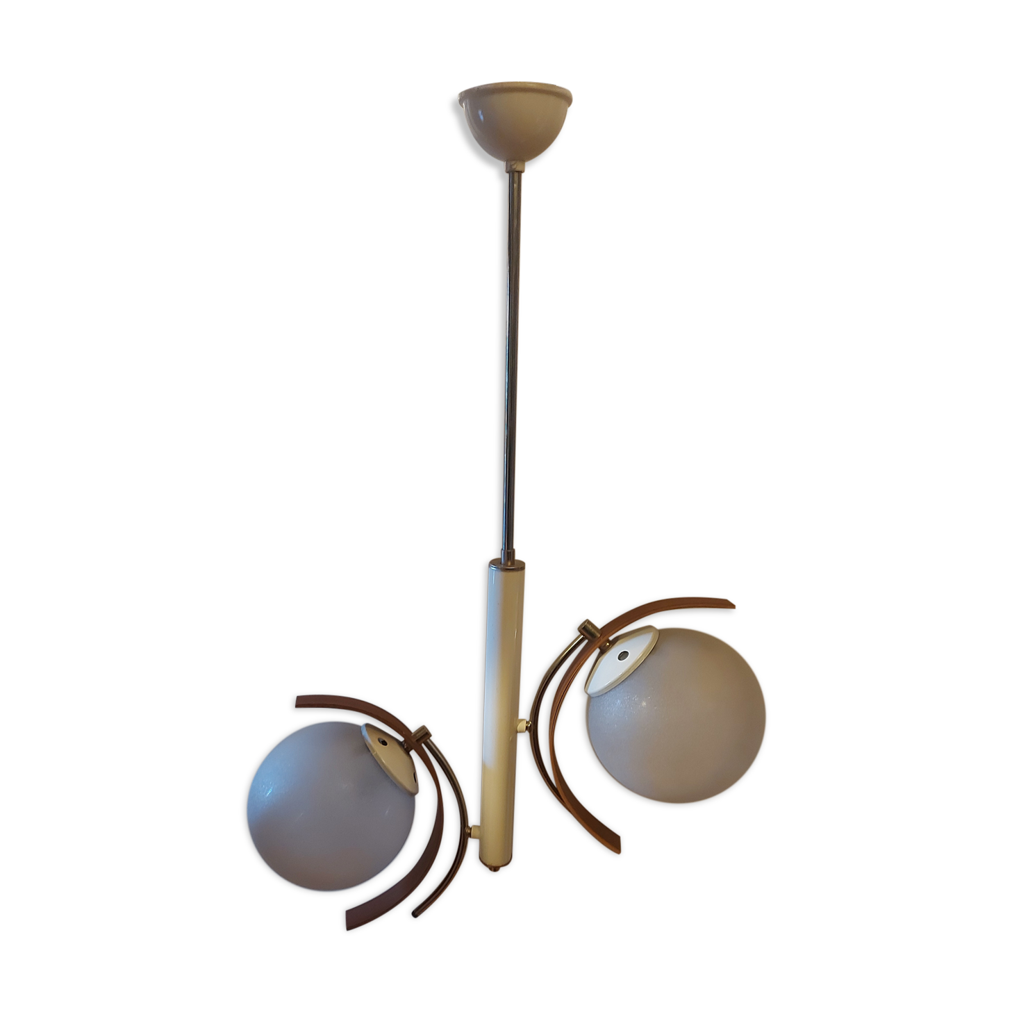 Vintage suspension lamp 50s