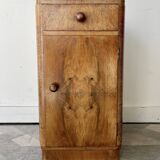 Art deco bedside table with drawer