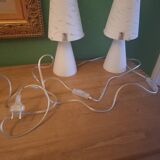 2 lampes de chevets Murano , Luce