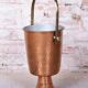 Art Deco Standing Champagne Cooler in Brass and Copper, France, 1920s